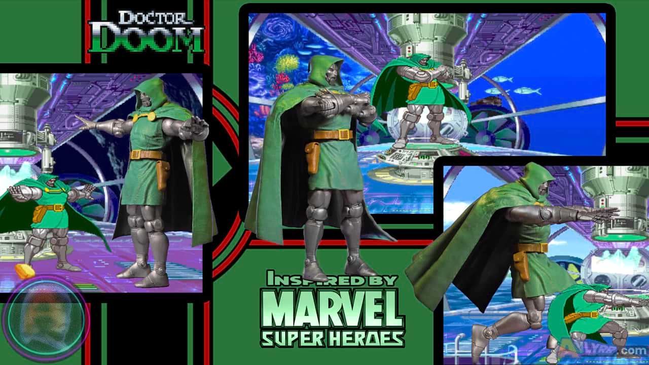 Doctor Doom MSH Custom Action Figure Collage