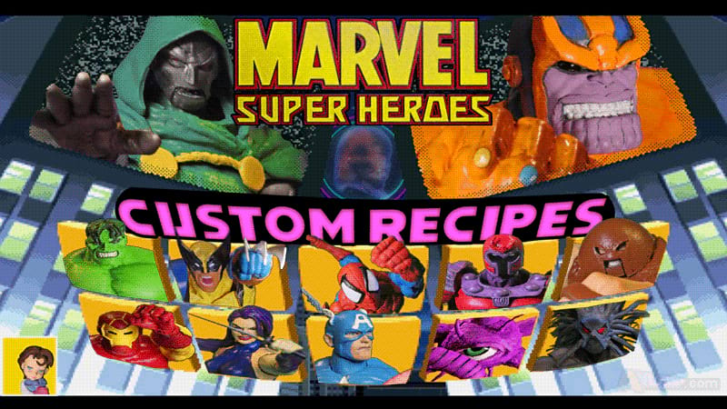 Marvel Super Heroes Custom Action Figure Recipes Select