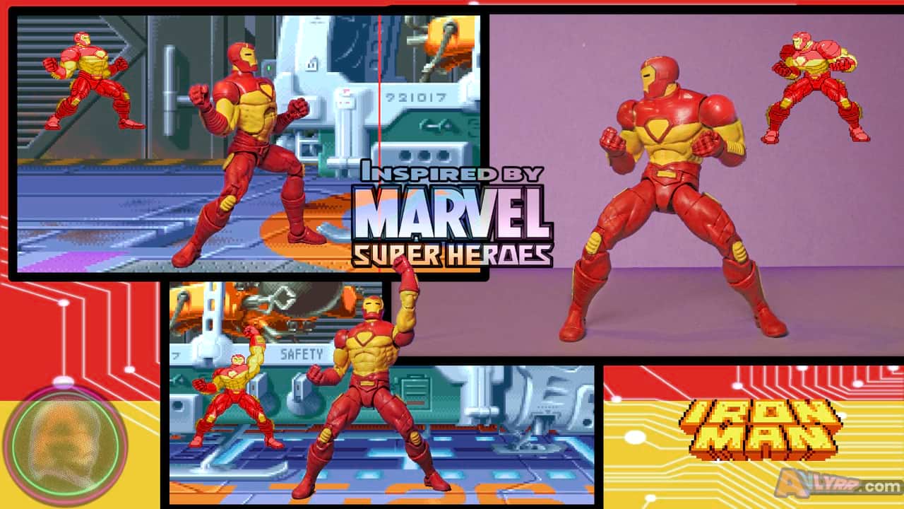 Iron Man MSH Custom Action Figure Collage